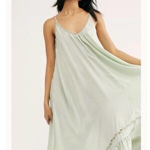 Boho Maxi Dress Sage Green by Free People